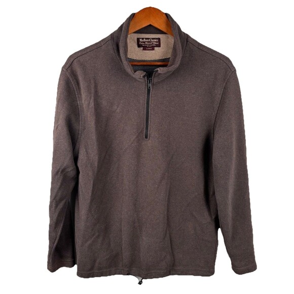 Other - MCS Marlboro Classics Men’s 1/4 Zip Pullover Sweatshirt Sweater Large